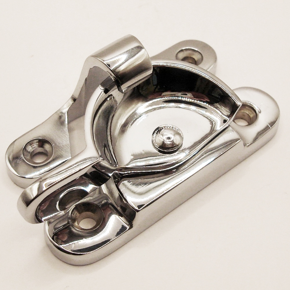 TWC002/CP • Non-Locking • Polished Chrome • Forged Fitch Sash Fastener